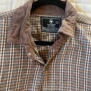 Men's Brown Plaid Jacket